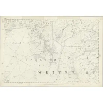 1848 Map of Yorkshire 46, 1853 Print