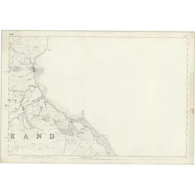 1849 Map of Yorkshire 47, 1853 Print