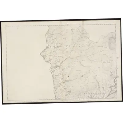 1848 Map of Yorkshire 48, 1852 Print