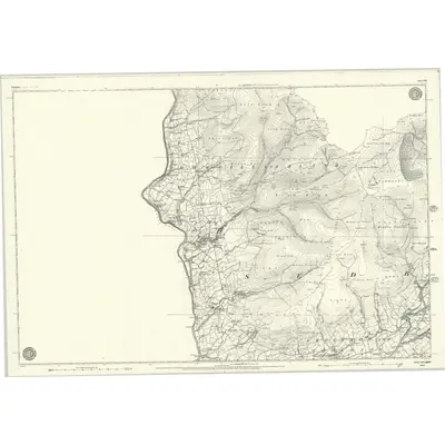 1848 Map of Yorkshire 48, 1852 Print