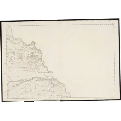 1854 Map of Yorkshire 5, 1856 Print