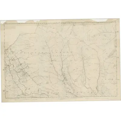 1854 Map of Yorkshire 50, 1856 Print