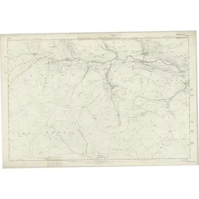 1854 Map of Yorkshire 51, 1857 Print