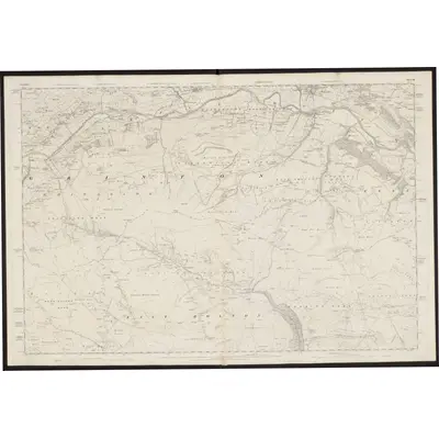 1854 Map of Yorkshire 52, 1857 Print
