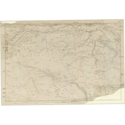 1854 Map of Yorkshire 52, 1857 Print