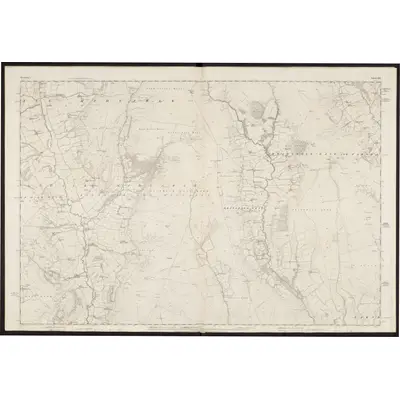 1854 Map of Yorkshire 58, 1857 Print