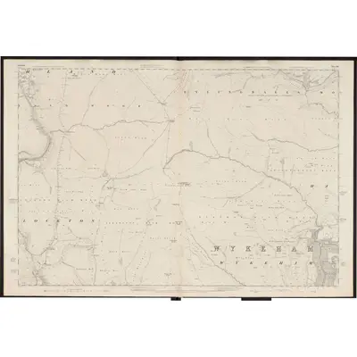 1848 Map of Yorkshire 61, 1854 Print