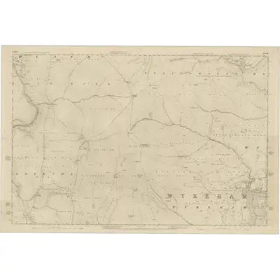 1848 Map of Yorkshire 61, 1854 Print