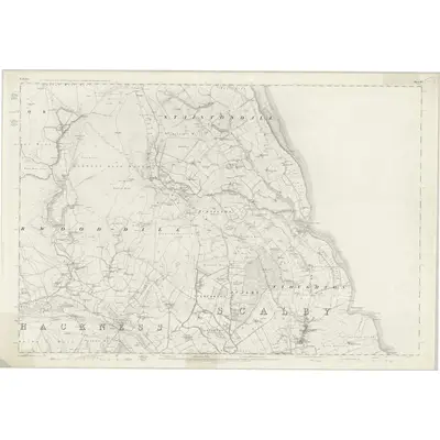1848 Map of Yorkshire 62, 1854 Print