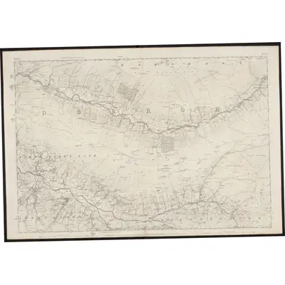 1848 Map of Yorkshire 64, 1852 Print
