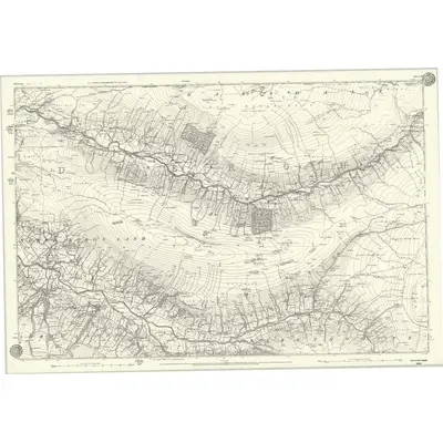1848 Map of Yorkshire 64, 1852 Print