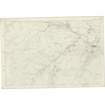 1854 Map of Yorkshire 65, 1856 Print