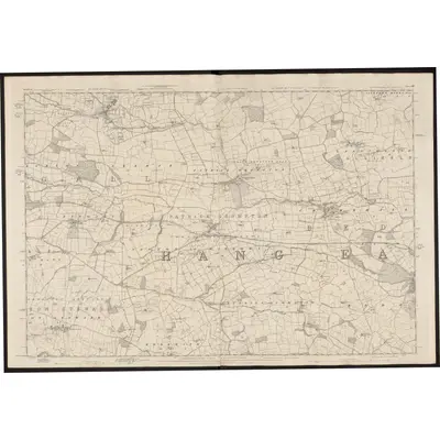 1853 Map of Yorkshire 69, 1857 Print
