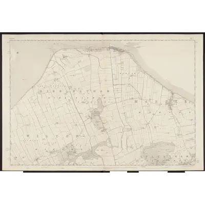 1853 Map of Yorkshire 7, 1857 Print