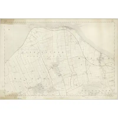 1853 Map of Yorkshire 7, 1857 Print