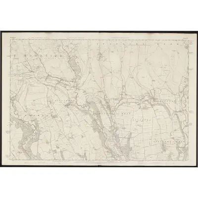 1848 Map of Yorkshire 74, 1856 Print