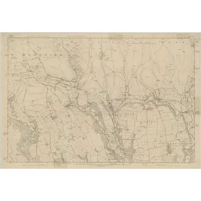 1848 Map of Yorkshire 74, 1856 Print