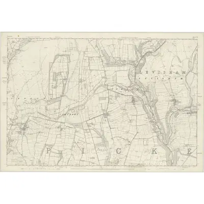 1848 Map of Yorkshire 75, 1854 Print