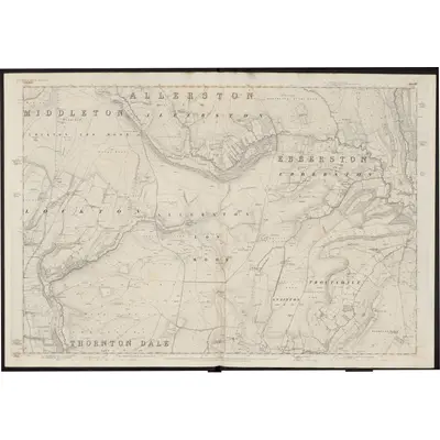 1848 Map of Yorkshire 76, 1854 Print