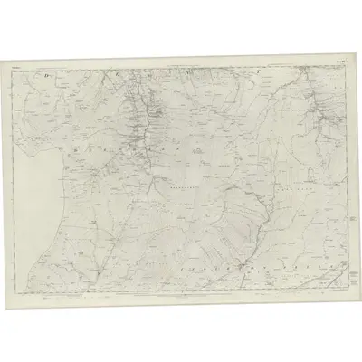 1848 Map of Yorkshire 80, 1853 Print