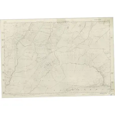 1847 Map of Yorkshire 81, 1853 Print