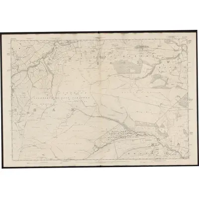 1849 Map of Yorkshire 84, 1856 Print