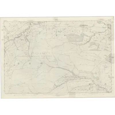 1849 Map of Yorkshire 84, 1856 Print