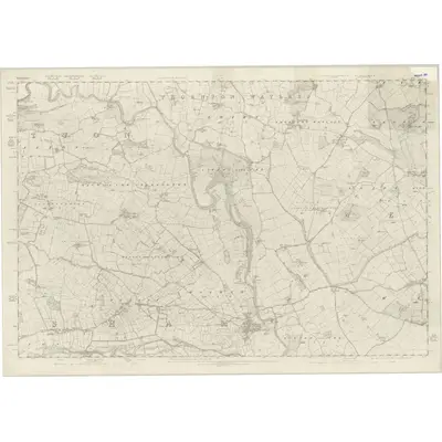 1853 Map of Yorkshire 85, 1856 Print