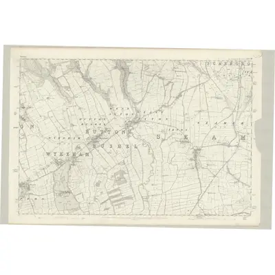 1850 Map of Yorkshire 93, 1854 Print