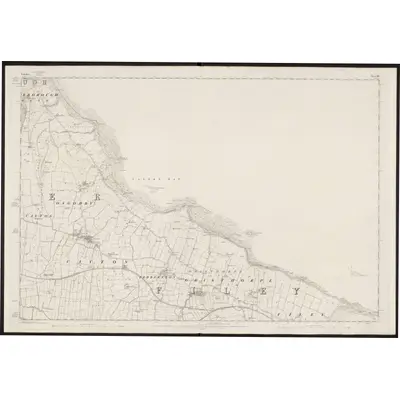 1849 Map of Yorkshire 94, 1854 Print