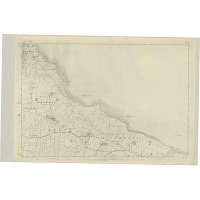 1849 Map of Yorkshire 94, 1854 Print