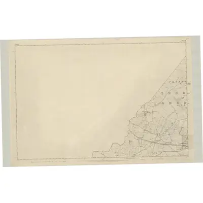 1847 Map of Yorkshire 95, 1850 Print