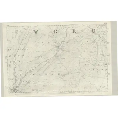 1846 Map of Yorkshire 96, 1851 Print