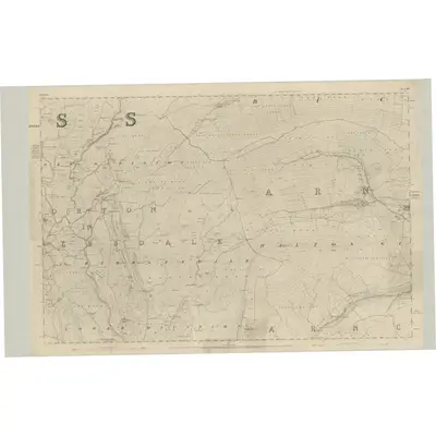 1847 Map of Yorkshire 97, 1851 Print