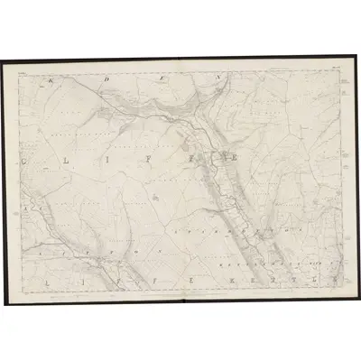 1847 Map of Yorkshire 98, 1852 Print