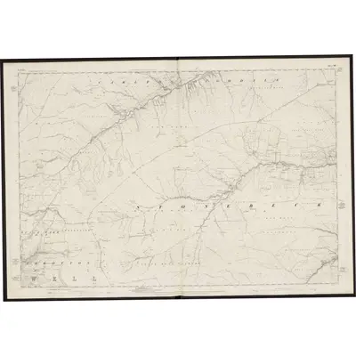 1848 Map of Yorkshire 99, 1852 Print