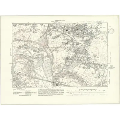 1934 Map of Yorkshire CCII.NW