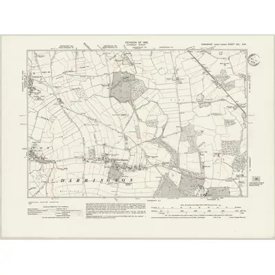 1930 Map of Yorkshire CCL.NW
