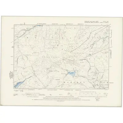1890 Map of Yorkshire CCLIX.NW, 1894 Print