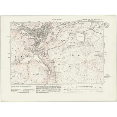 1930 Map of Yorkshire CCLIX.SE