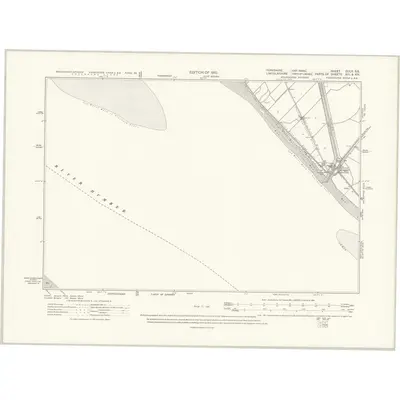 1906 Map of Yorkshire CCLV.SE, 1910 Print