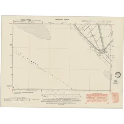1947 Map of Yorkshire CCLV.SE, 1951 Print