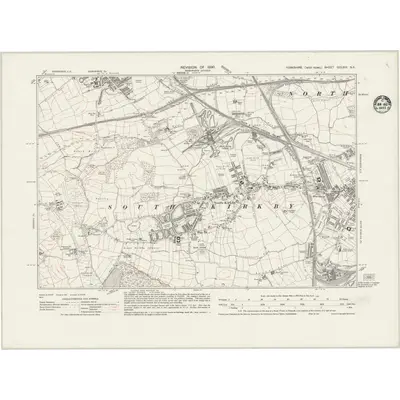 1930 Map of Yorkshire CCLXIII.SE