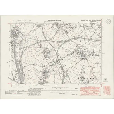 1938 Map of Yorkshire CCLXIII.SW, 1946 Print