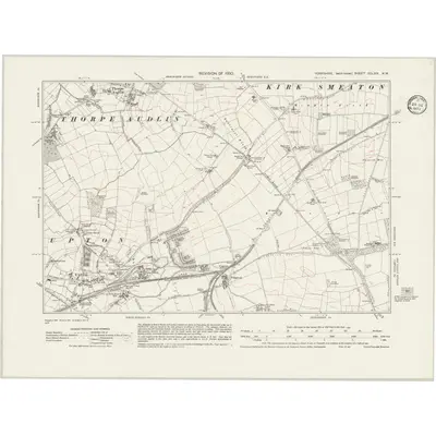 1930 Map of Yorkshire CCLXIV.NW