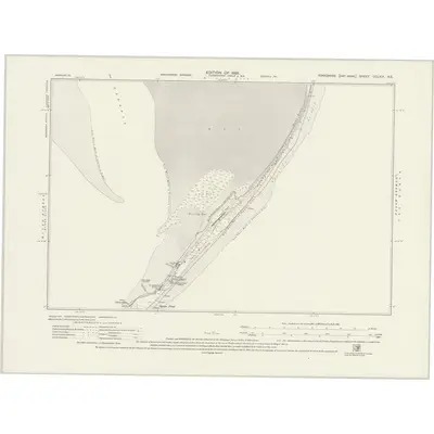 1927 Map of Yorkshire CCLXIX.SE, 1928 Print