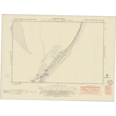 1946 Map of Yorkshire CCLXIX.SE, 1951 Print