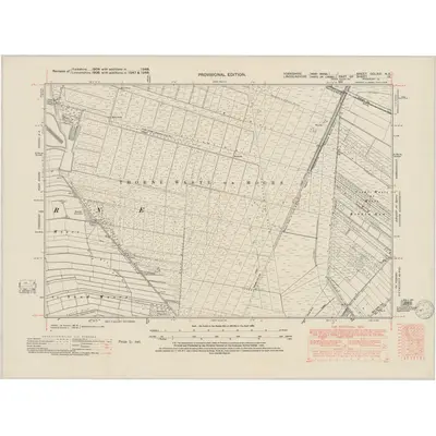 1948 Map of Yorkshire CCLXVI.NE, 1950 Print