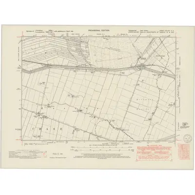 1947 Map of Yorkshire CCLXVI.SE, 1950 Print