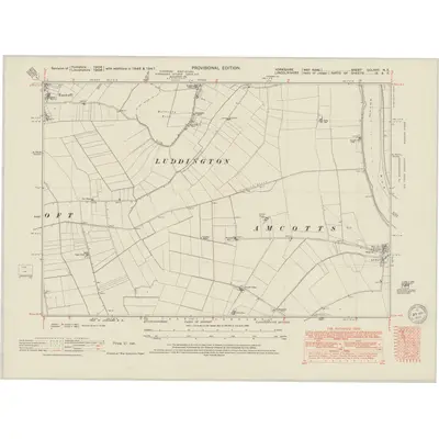 1946 Map of Yorkshire CCLXVII.NE, 1950 Print